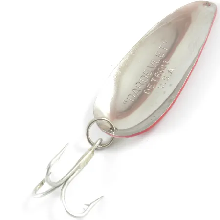 Eppinger Dardevle Dardevlet Blinker, Rot/Weiß/Nickel, 21g, #3499