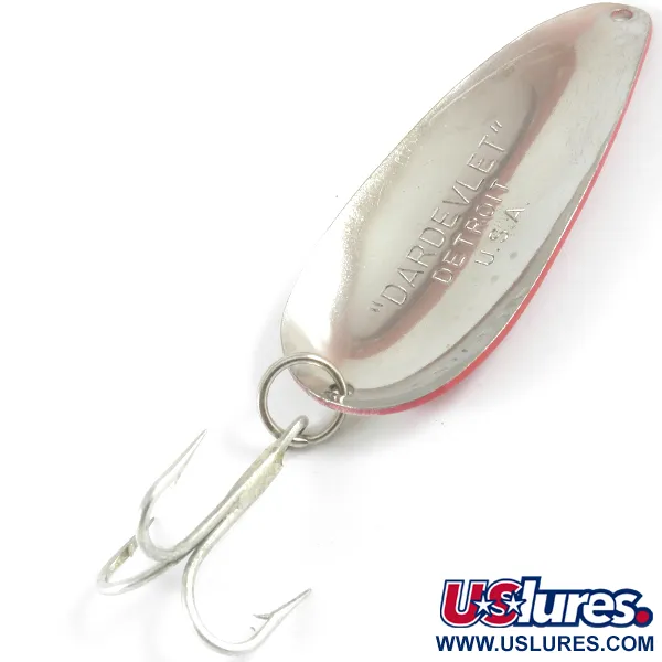 Eppinger Dardevle Dardevlet Blinker, Rot/Weiß/Nickel, 21g, #3499