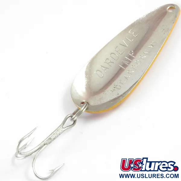 Eppinger Dardevle Imp Blinker, Orange/Rot/Nickel, 11g, USA, #3502