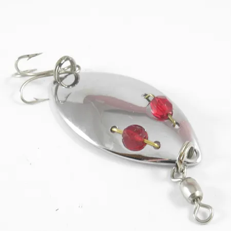 Hofschneider Red Eye 3507 Blinker, Nickel, 6.5g, Glasperlen, #3507