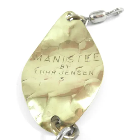 Luhr Jensen Manistee 3 Blinker, Gold, 9g, Gehämmert, #3522