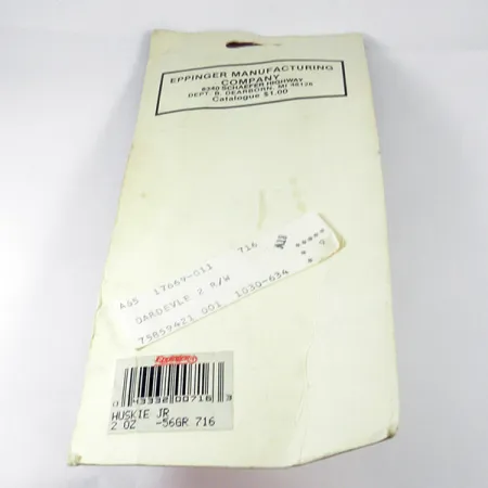 Eppinger Dardevle Huskie Junior Blinker, Rot/Weiß/Nickel, 58g, #3539