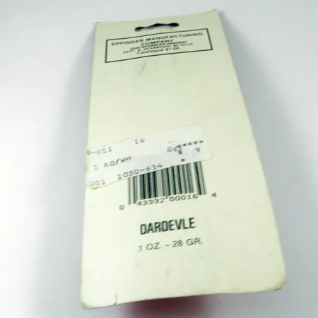 Eppinger Dardevle Blinker, Rot/Weiß/Nickel, 28g, Klassisch, #3538