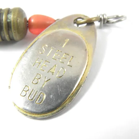 Yakima Bait Steel Head 1 by Bud Spinner, Nickel/Gelb, 3g, #3557