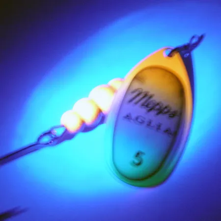Mepps Aglia 5 Fluo UV Spinner, Fluo UV, 14g, UV-aktiv, #3568