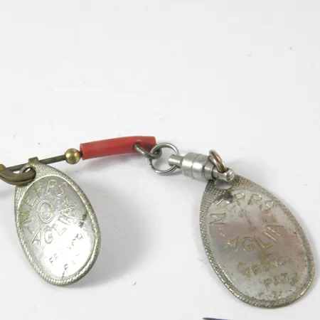 Mepps 1 Original french spinner, Silber, 8g, Tandem-Blätter, #3574