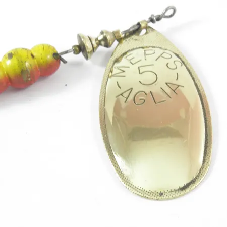 Mepps Aglia 5 Spinner, Messing, 14g, Messingblatt, #3587