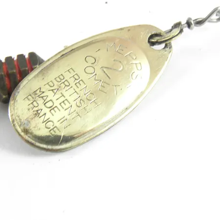 Mepps Comet Mino 2 Spinner, Gold, 6g, Gummifisch-Trailer, #3623