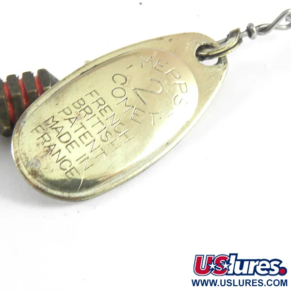 Mepps Comet Mino 2 Spinner, Gold, 6g, Gummifisch-Trailer, #3623