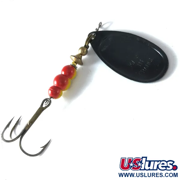 Mepps Aglia 4 Spinner, Schwarz, 9g, Messing-Hardware, #3633