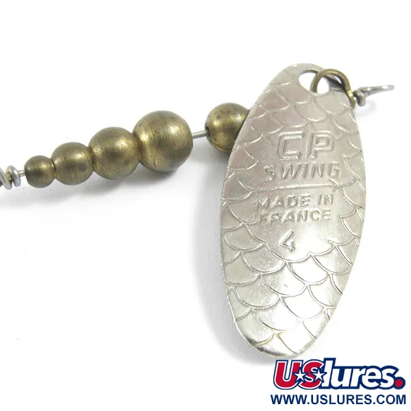 C.P. Swing CP-Swing 4 Spinner, Nickel/Messing, 4,7g, Schuppenmuster, #3636