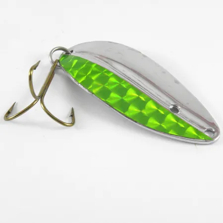 TODDCO Main liner Blinker, Nickel / Grün, 11g, Wabenmuster, #3670