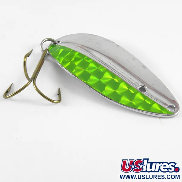 TODDCO Main liner Blinker, Nickel / Grün, 11g, Wabenmuster, #3670