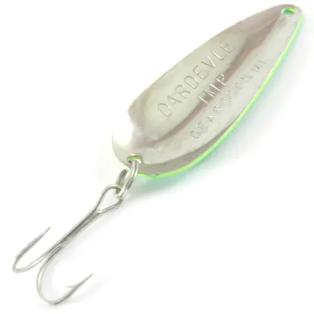 Eppinger Dardevle Imp Blinker, Gelb/Grün/Nickel, 11g, Klassik, #3677
