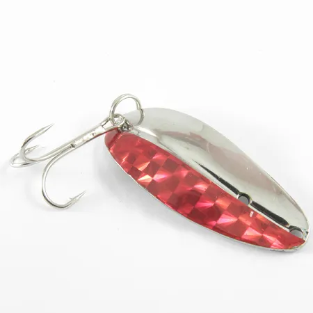 TODDCO Main liner Blinker, Nickel / Rot, 11g, Split-Finish, #3684