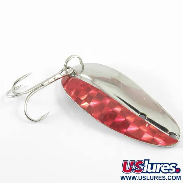 TODDCO Main liner Blinker, Nickel / Rot, 11g, Split-Finish, #3684