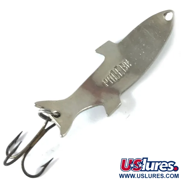 Acme Phoebe Blinker, Nickel / Blau, 5,5g, Schuppenprägung, #3687