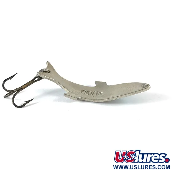 Acme Phoebe Blinker, Nickel / Blau, 5,5g, Schuppenprägung, #3687