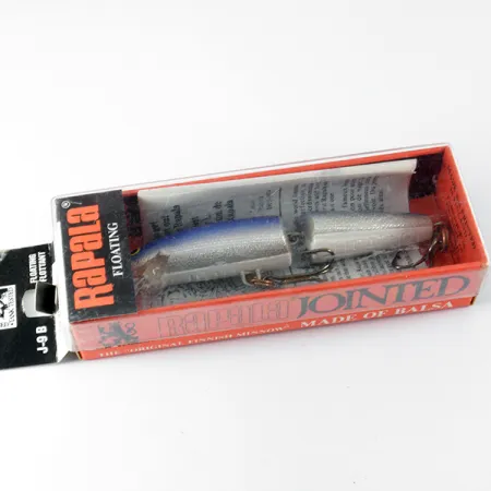 Rapala Jointed J-9B Wobbler, Light Blue, 6g, Balsaholz, #3699