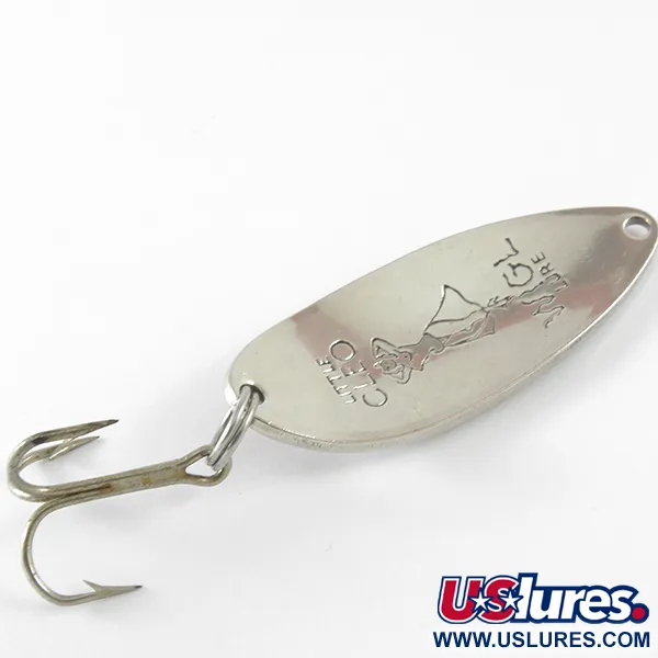 Seneca Little Cleo (Hula Girl) Blinker, Nickel / Lila, 18g, #3708