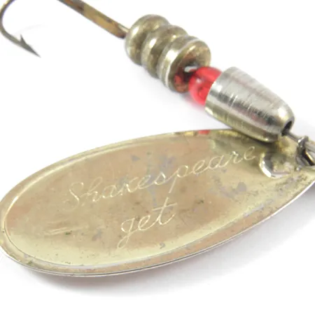 Shakespeare Jet Spinner, Gold / Rot, 12g, Messingblatt, #3745