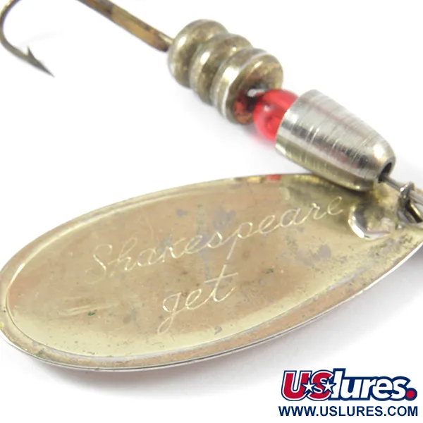 Shakespeare Jet Spinner, Gold / Rot, 12g, Messingblatt, #3745