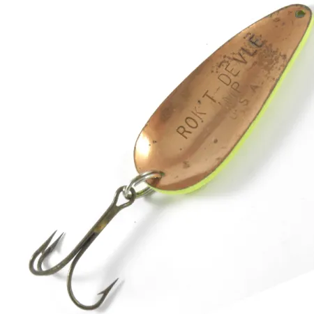 Eppinger Dardevle Rok't Imp UV Blinker, Yellow/Copper, 21g, UV, #3757