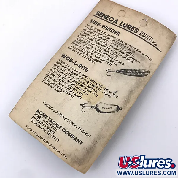 Seneca Little Cleo (Hula Girl) Blinker, Nickel / Orange, 10g, #3768