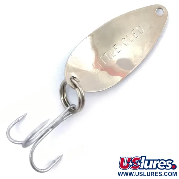 Acme Little Cleo Schlepplöffel, Nickel / Grün, 1.8g, Split-Finish, #3770