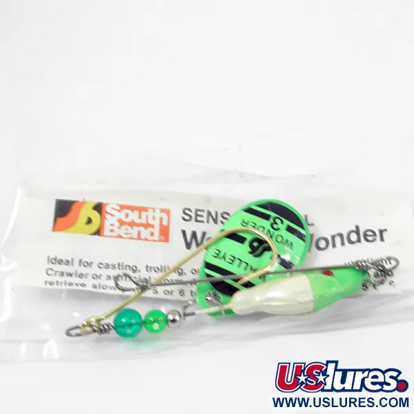 South Bend Walleye Wonder 3 Spinnerbait, Grün, 17g, Einzelhaken, #3789