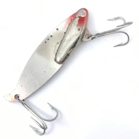 Heddon Sonar 435 Bladebait, Nickel / Rot, 35g, 3 Löcher, #3794