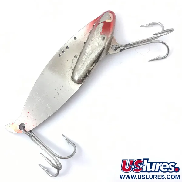 Heddon Sonar 435 Bladebait, Nickel / Rot, 35g, 3 Löcher, #3794