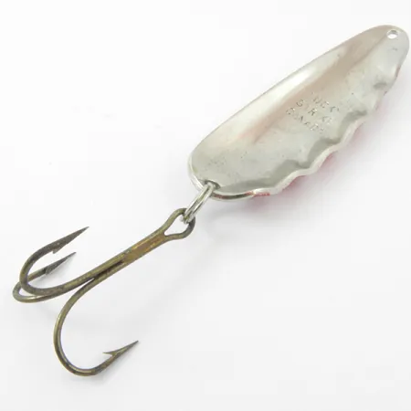 Lucky Strike Nickel Half Wave Blinker, Nickel/Rot/Weiß, 15.5g, #3806