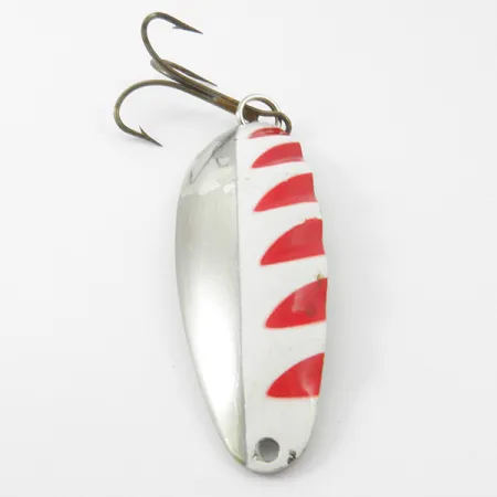 Lucky Strike Nickel Half Wave Blinker, Nickel/Rot/Weiß, 15.5g, #3806