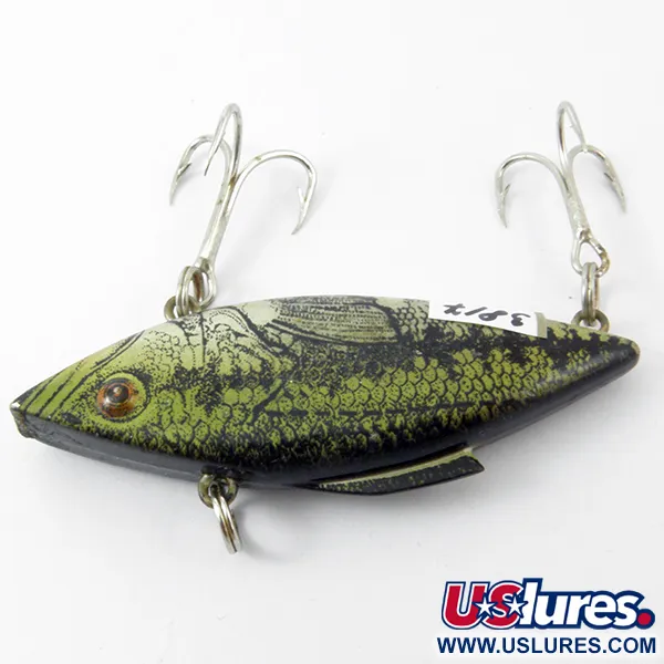 Bill Lewis Rat-L-Trap Lipless Crankbait, Green Bass, 12g, Sinkend, #3817