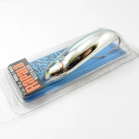 Rapala Weedless Minnow Spoon Krautblinker, Blau/Silber, 15g, #3818