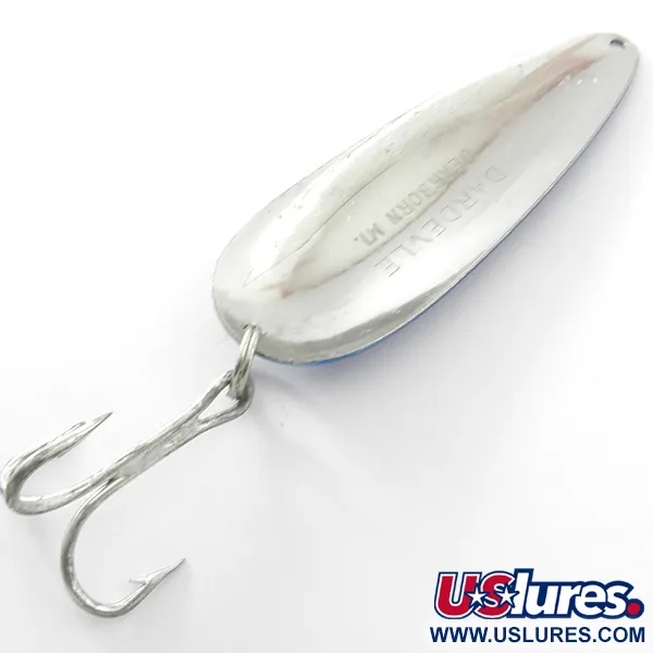 Eppinger Dardevle Blinker, Gehämmertes Nickel / Blau, 28g, #3823