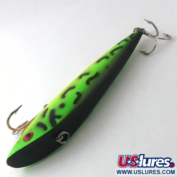 Cotton Cordell Ratt'l Spot Minnow Köder, Grün/Gelb, 19g, Rassel, #3843