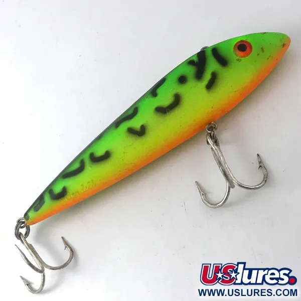 Cotton Cordell Ratt'l Spot Minnow Köder, Grün/Gelb, 19g, Rassel, #3843