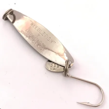 Luhr Jensen Needlefish 2 Blinker, Schwarz/Weiß/Nickel, 3g, #3889