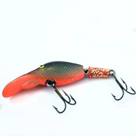 Eppinger Sparkle Tail Wobbler, Schwarz-Orange UV, 6,5g, Glitzer, #3898