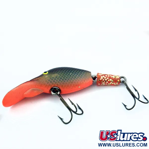 Eppinger Sparkle Tail Wobbler, Schwarz-Orange UV, 6,5g, Glitzer, #3898