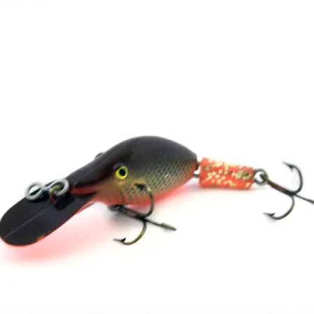 Eppinger Sparkle Tail Wobbler, Schwarz-Orange UV, 6,5g, Glitzer, #3898