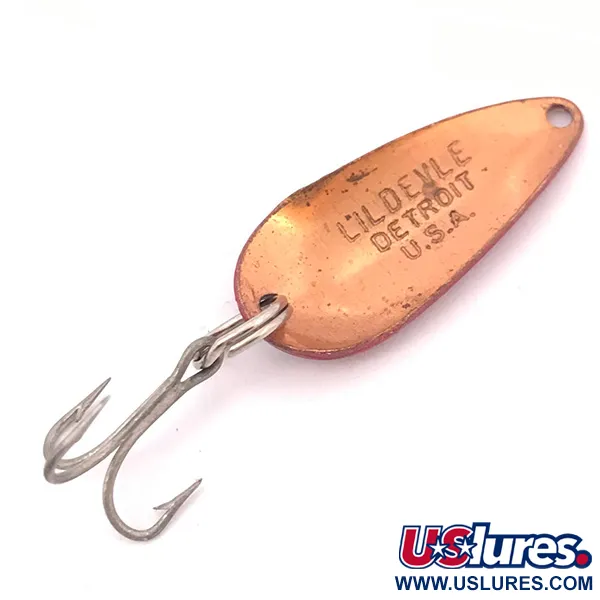 Eppinger Dardevle Lildevle Blinker, Rot/Weiß/Kupfer, 3.4g, #3916