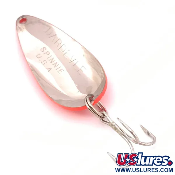 Eppinger Dardevle Spinnie Blinker, Rot/Nickel, 9g, UV-aktiv, #4786