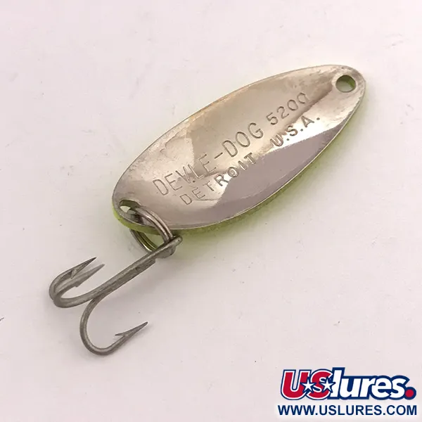 Dardevle Devle Dog 5200 Blinker, Gelb Fluo, 7g, UV-aktiv, #3919