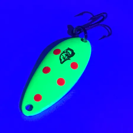 Dardevle Devle Dog 5200 Blinker, Fluo Yellow UV Glow, 7g, #3940