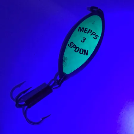 Mepps Spoon 3 Blinker, Nickel/Grün, 13g, Prism-Folie, #3921