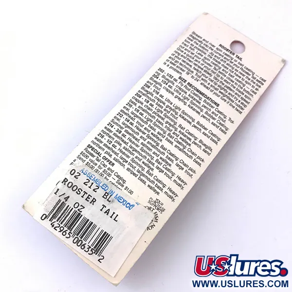 Yakima Bait Worden’s Original Rooster Tail Spinner, Silber, 7g, #3933