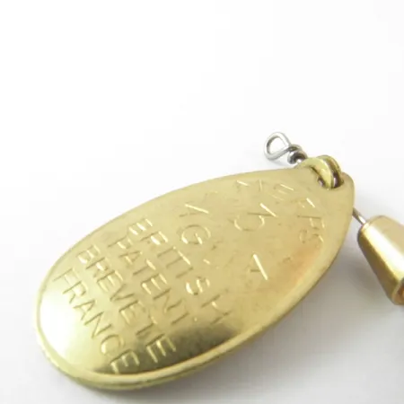 Mepps Aglia 3 Spinner, Gold, 7g, Vintage 1950er, #3943